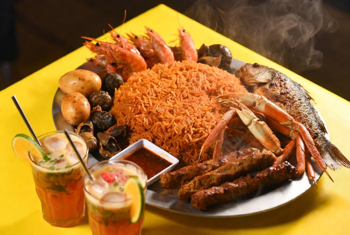 SEAFOOD JOLLOF RICE